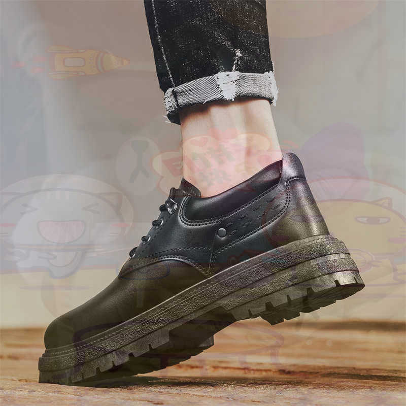 Outdoor Camping Ideas For Adults - Dark Natural หนังแฟชั่น Trainers เทนนิสรองเท้าผ้าใบผู้ชายรองเท้าแฟชั่นรองเท้าผ้าใบคุณภาพกีฬาราคาต่ําสุขภาพ