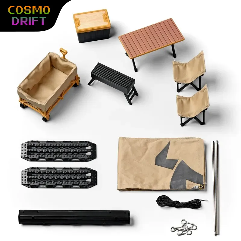 Outdoor Camping Toys - ชุดประกอบโมเดลอุปกรณ์ตั้งแคมป์กลางแจ้งจำลองขนาด 1:12 รุ่น Mn Model Mn-85k