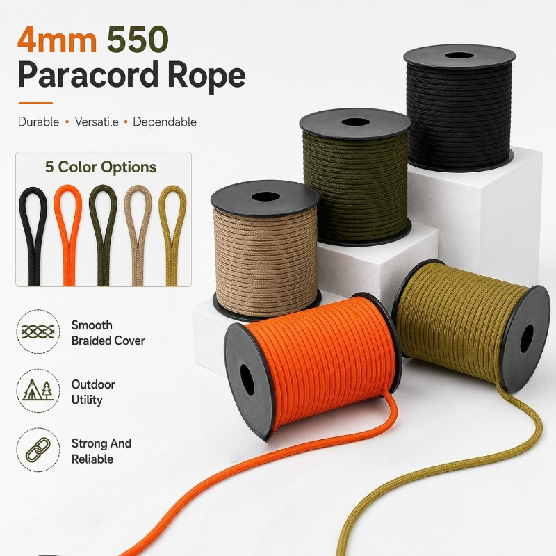 Outdoor Camping Extension Cord - เชือกพาราคอร์ด Meetee 4 มม. 550 ฟุต