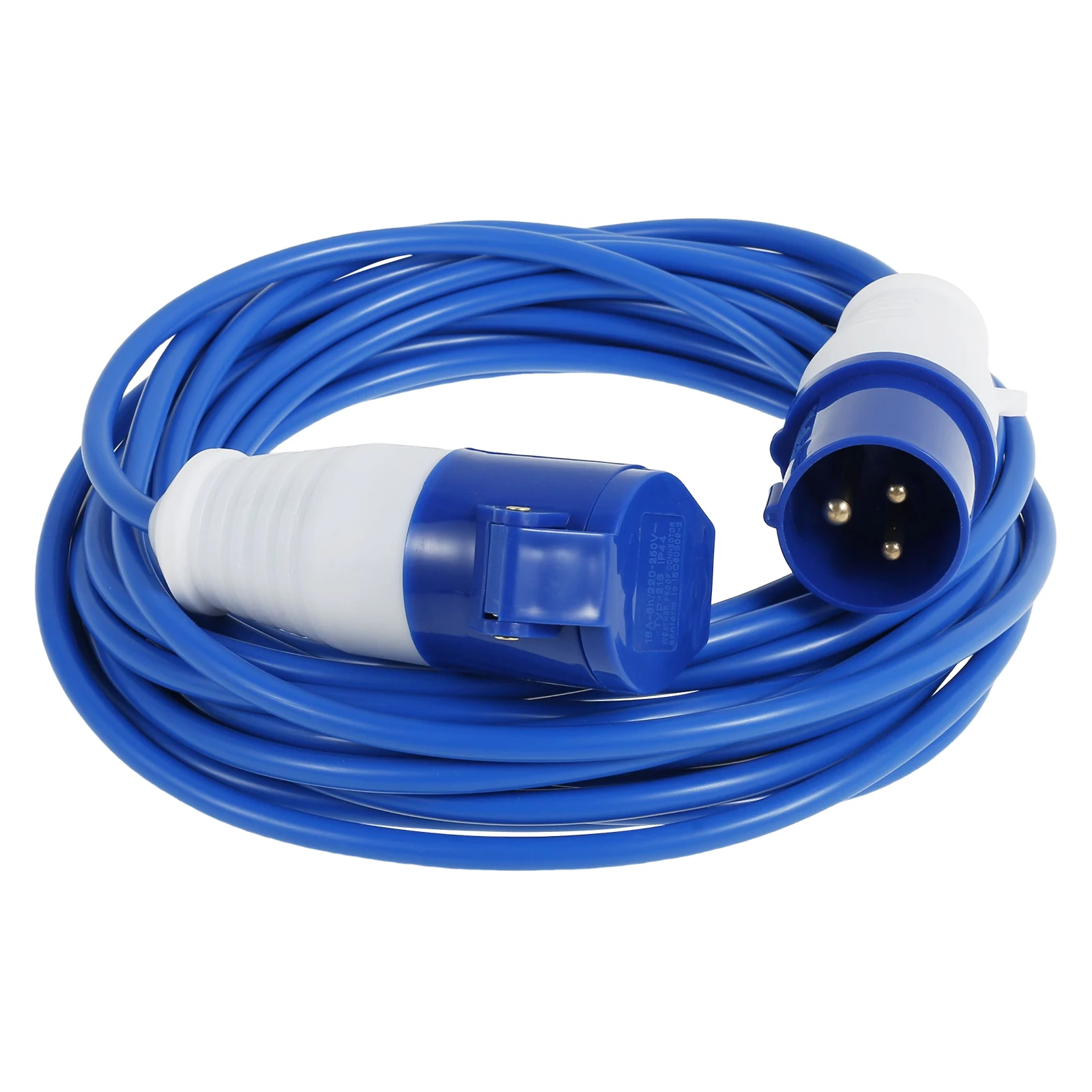 Outdoor Camping Extension Cord - สายต่อพ่วงสำหรับตั้งแคมป์ สายต่อพ่วงยางที่ปลอดภัยและเชื่อถือได้พร้อมปลั๊ก สายต่อพ่วงสำหรับคาราวานที่แข็งแรงทนทานอเนกประสงค์สำหรับการใช้งานกลางแจ้ง