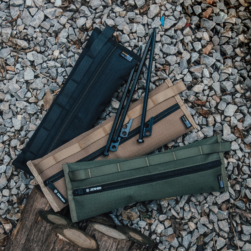 Outdoor Camping Bin - 350*115 มม.แถบต่างๆกระเป๋าOxford Saddlebagสําหรับอุปกรณ์เสริมSundries Camping Outประตูเดินทาง