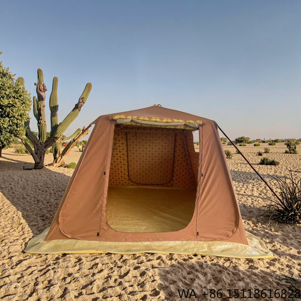 Outdoor Camping Set - เต็นท์ลมขนาดใหญ่สไตล์อาหรับ ราคาประหยัด สำหรับ 2-3 คน เต็นท์แคมป์ปิ้งแบบเป่าลม