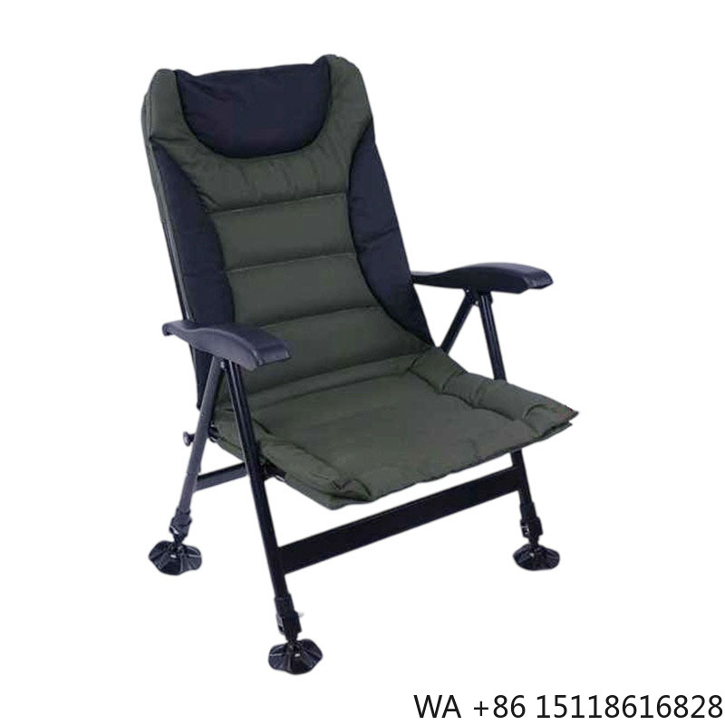 Outdoor Camping Set - เก้าอี้พับได้แบบพกพา ปรับได้ 5 ระดับ ขนาด 58*38/88