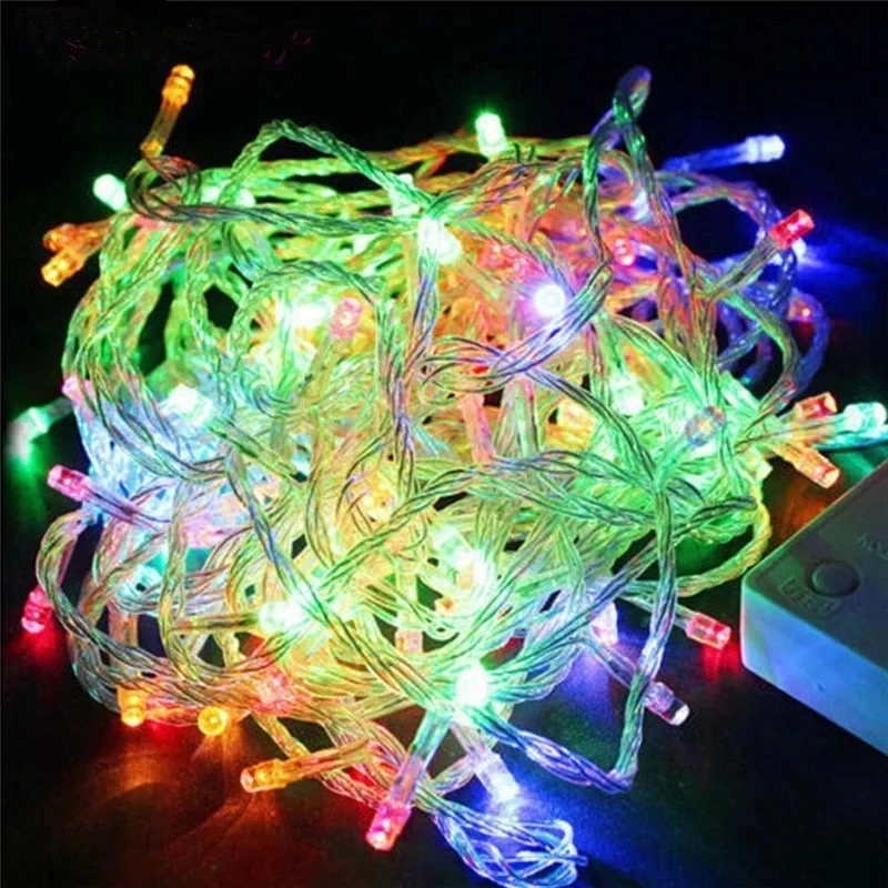 ไฟประดับ LED 10 เมตร 100 ดวง 1 - Outdoor Camping Lights String บทวิจารณ์และราคา