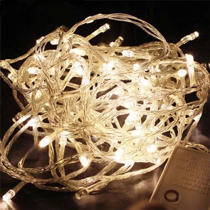 ไฟประดับ LED 10 เมตร 100 ดวง 1 - Outdoor Camping Lights String บทวิจารณ์และราคา