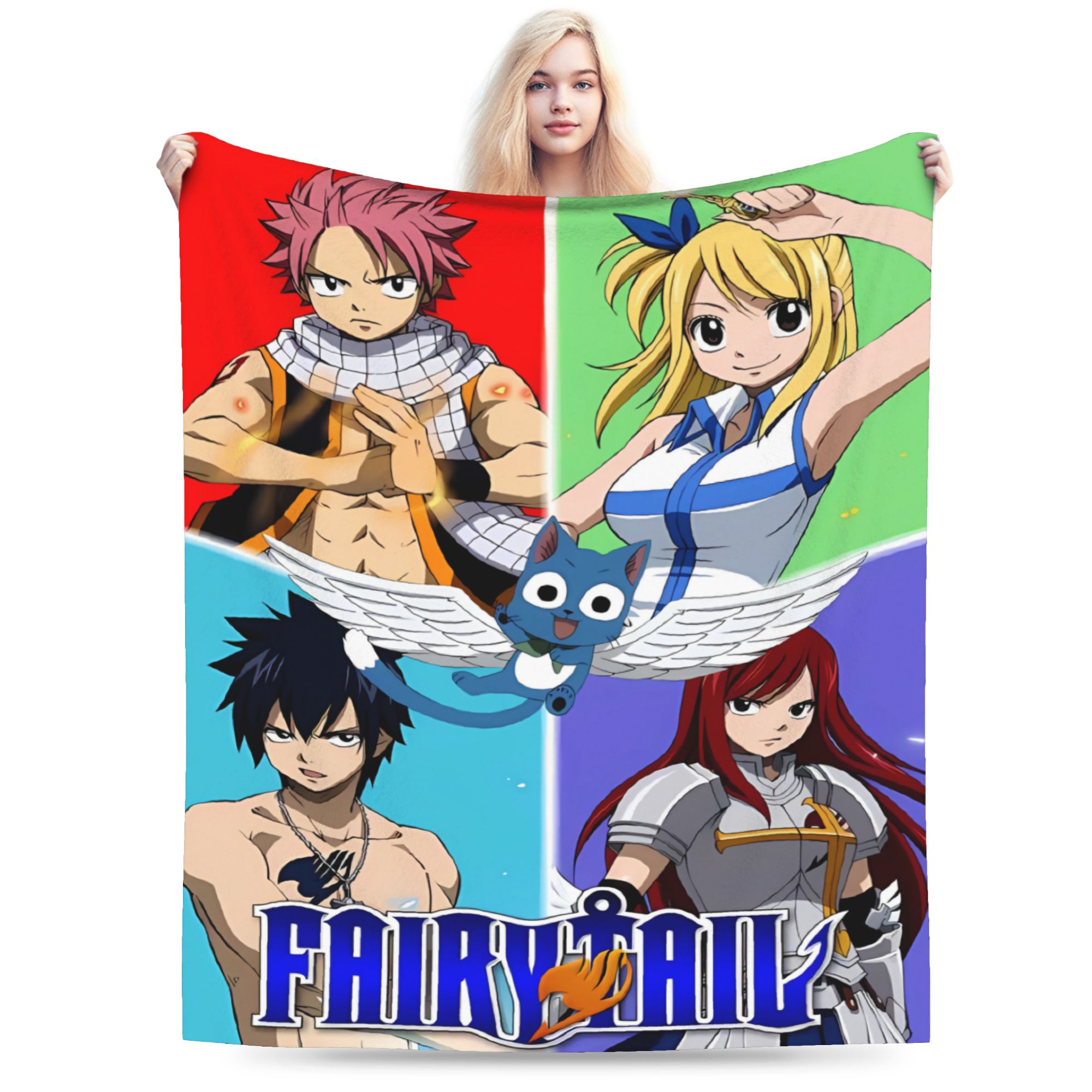 ผ้าห่มลายการ์ตูนแฟรี่เทลสีสันส - Outdoor Camping Ideas For Adults บทวิจารณ์และราคา