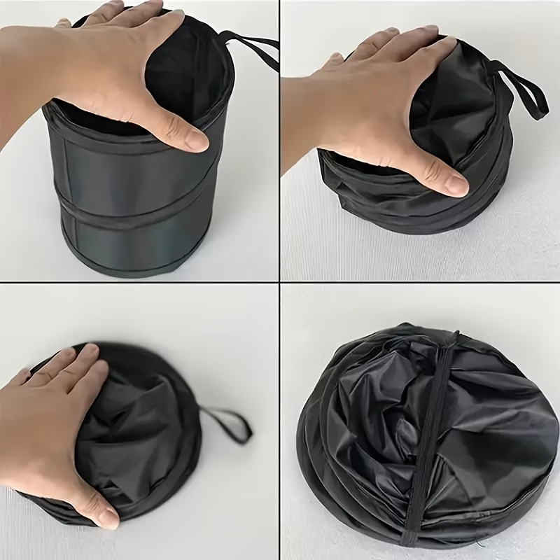 ถังขยะพับได้แบบพกพา ป้องกันการ - Outdoor Camping Bin บทวิจารณ์และราคา