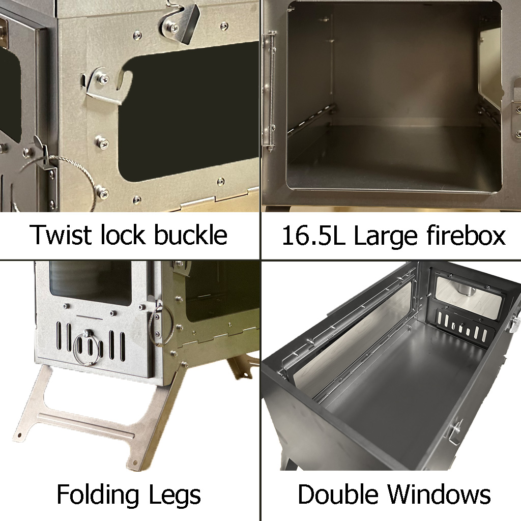 เตาเต็นท์ไทเทเนียม TSG จากคลัง - Outdoor Camping Usa บทวิจารณ์และราคา