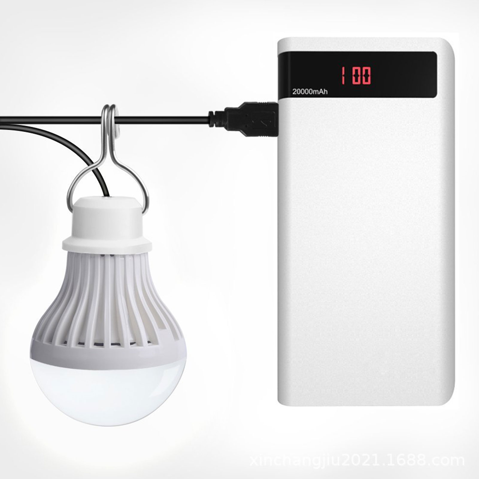 สายไฟสวิตช์สีขาวนวล 3000K หลอด - Outdoor Camping Lights String บทวิจารณ์และราคา