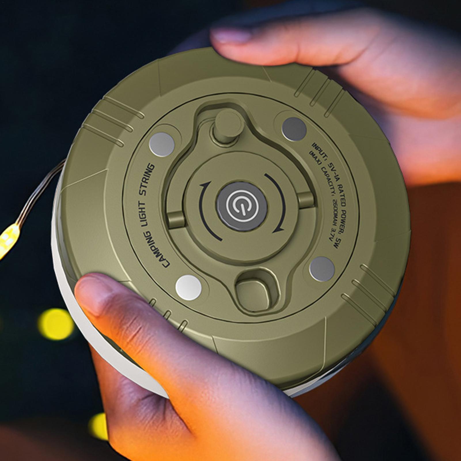 ไฟแคมป์ปิ้งแบบพับเก็บได้ 20 เม - Outdoor Camping Lights String บทวิจารณ์และราคา