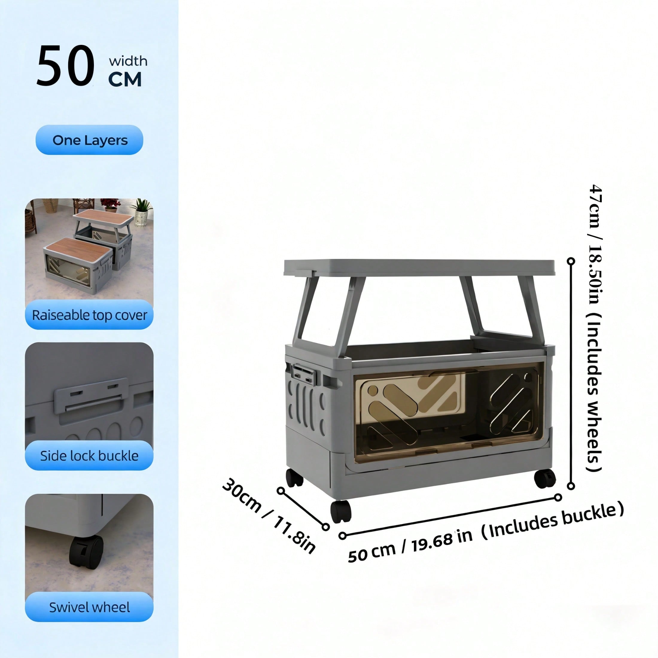 กล่องเก็บของอเนกประสงค์สำหรับต - Outdoor Camping Bin บทวิจารณ์และราคา