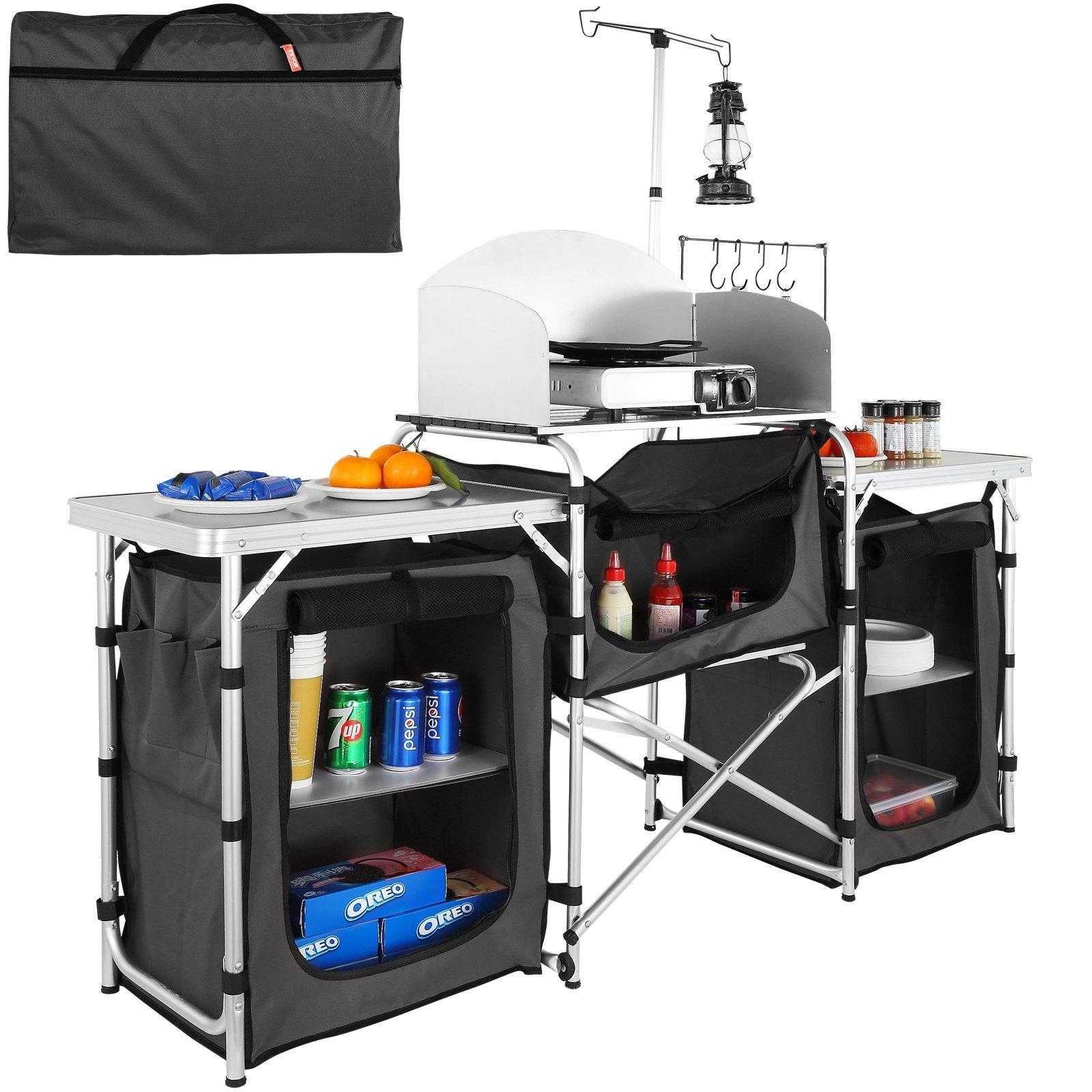 【ของขวัญวันพ่อ】VEVOR สถานีครัว - Outdoor Camping Kitchen Setup บทวิจารณ์และราคา