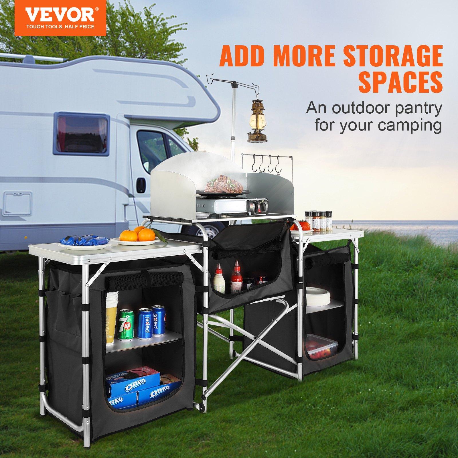 【ของขวัญวันพ่อ】VEVOR สถานีครัว - Outdoor Camping Kitchen Setup บทวิจารณ์และราคา