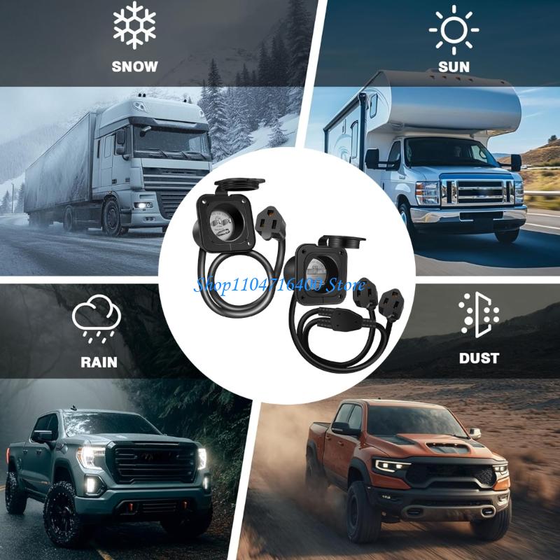 y1gd สายต่อปลั๊กกันน้ำ สายเคเบ - Outdoor Camping Extension Cord บทวิจารณ์และราคา