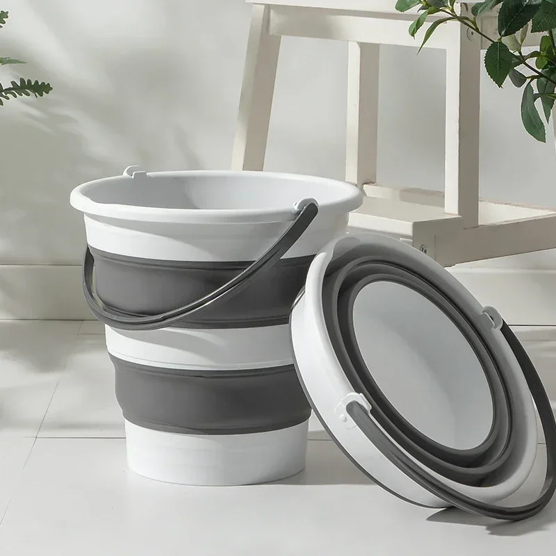 ถังซิลิโคนพับได้แบบพกพา5/10/15 - Outdoor Camping Bin บทวิจารณ์และราคา
