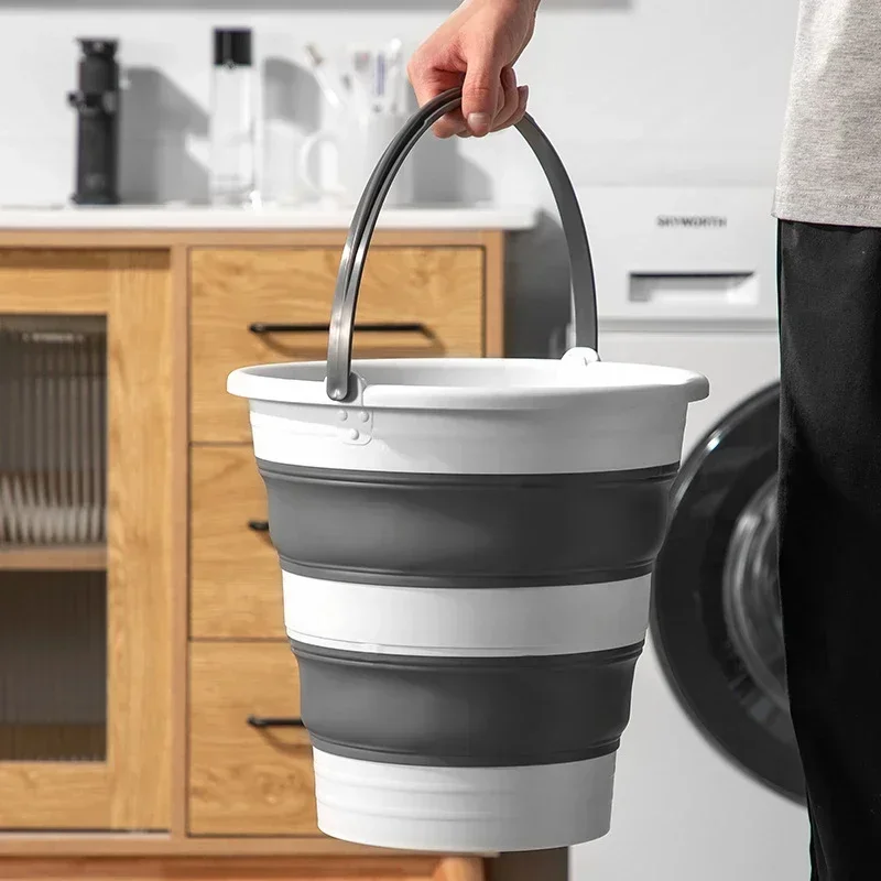 ถังซิลิโคนพับได้แบบพกพา5/10/15 - Outdoor Camping Bin บทวิจารณ์และราคา