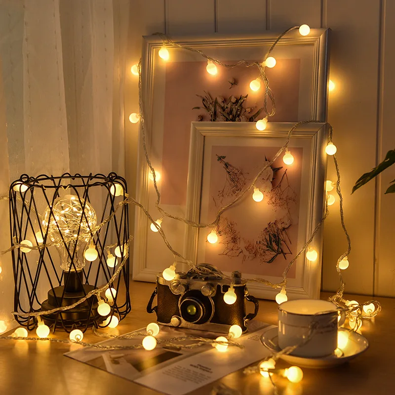 10M USB/แบตเตอรี่ Power Ball ไ - Outdoor Camping Lights String บทวิจารณ์และราคา