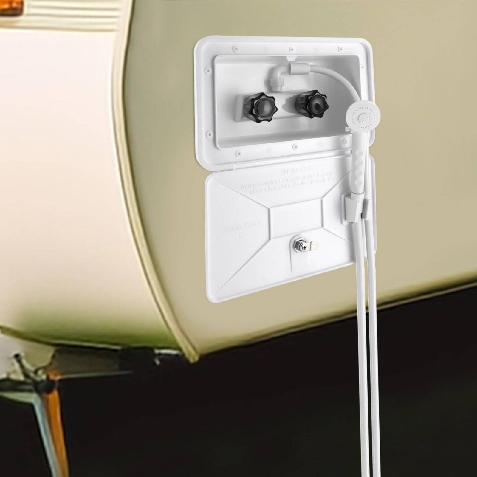 กล่องฝักบัวภายนอกรถบ้าน RV ชุด - Outdoor Camping Set บทวิจารณ์และราคา