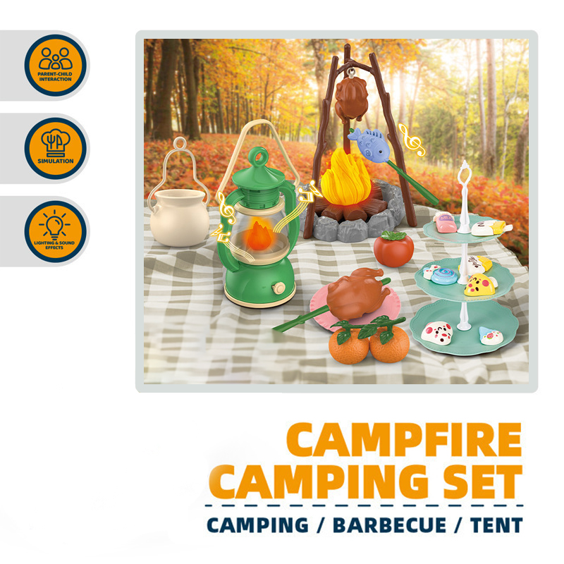 ชุดเต็นท์ตั้งแคมป์สำหรับเด็ก ส - Outdoor Camping Toys บทวิจารณ์และราคา