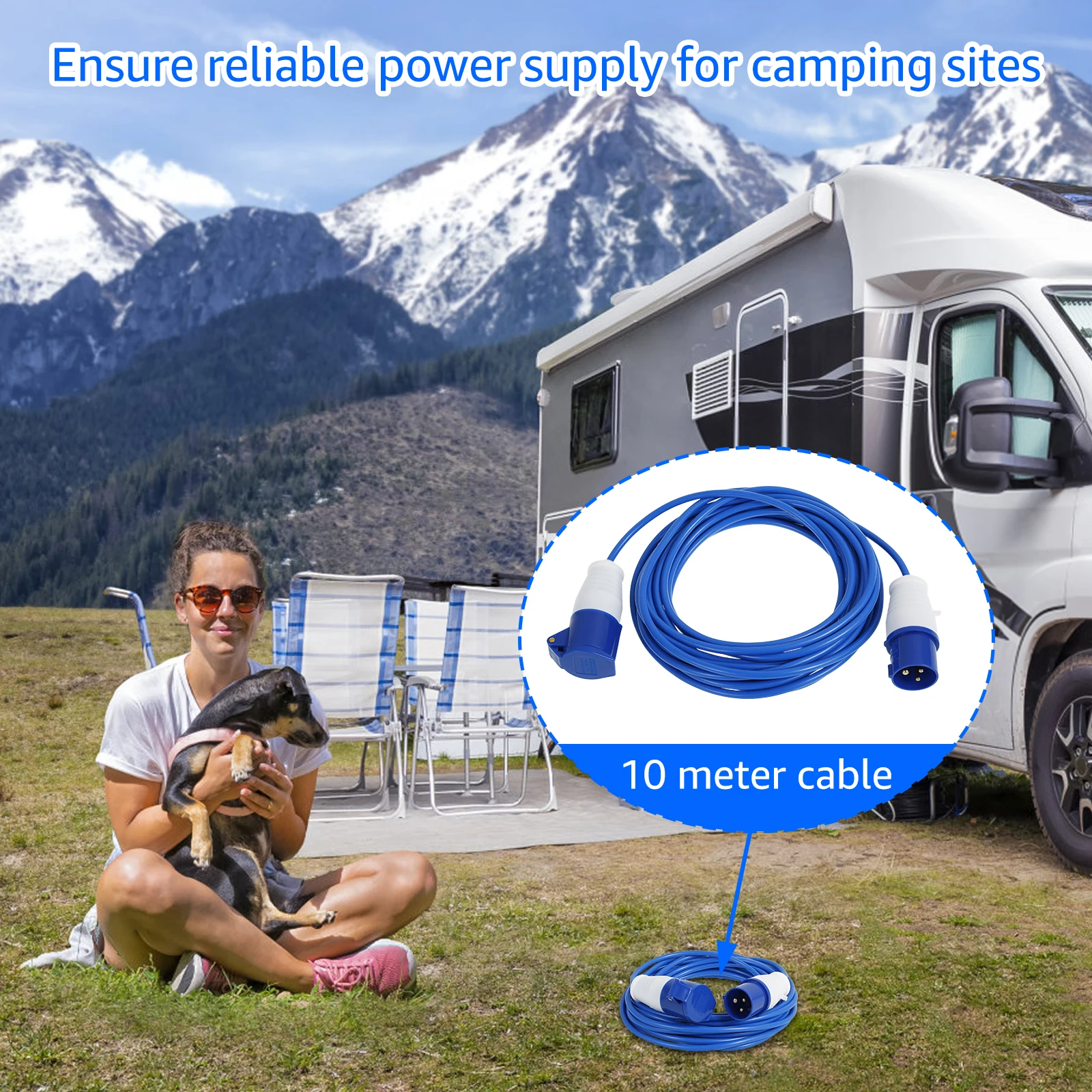 สายต่อพ่วงสำหรับตั้งแคมป์ สายต - Outdoor Camping Extension Cord บทวิจารณ์และราคา