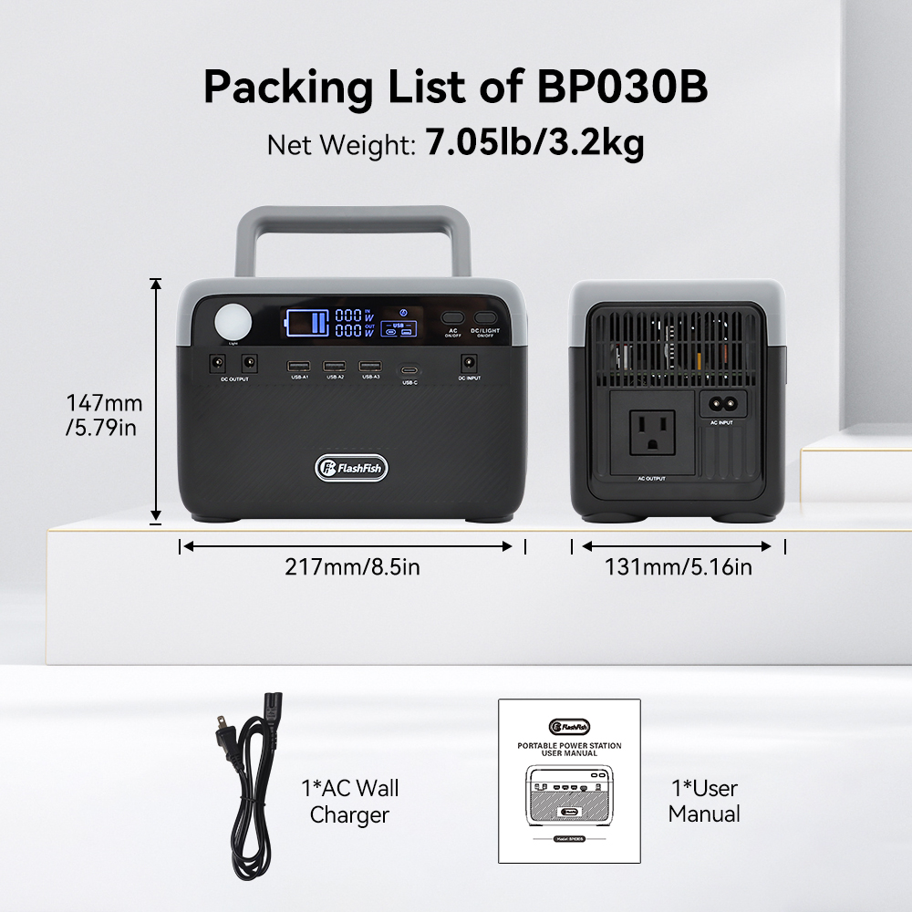 พาวเวอร์แบงค์ 300W อินเวอร์เตอ - Outdoor Camping Usa บทวิจารณ์และราคา