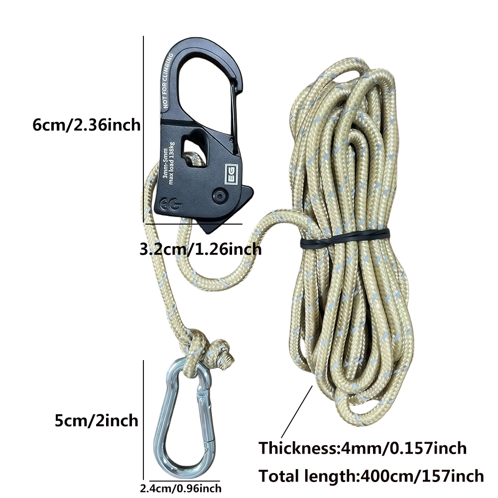 เชือกปรับความยาวสำหรับเต็นท์แค - Outdoor Camping Extension Cord บทวิจารณ์และราคา