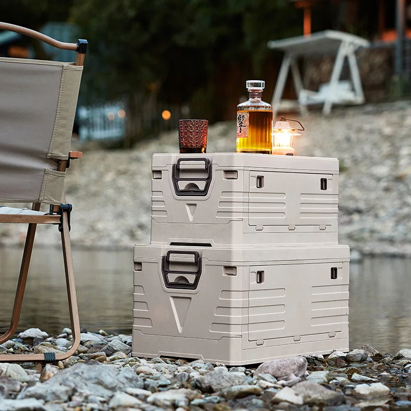 กล่องเก็บของในรถยนต์ กล่องเก็บ - Outdoor Camping Bin บทวิจารณ์และราคา