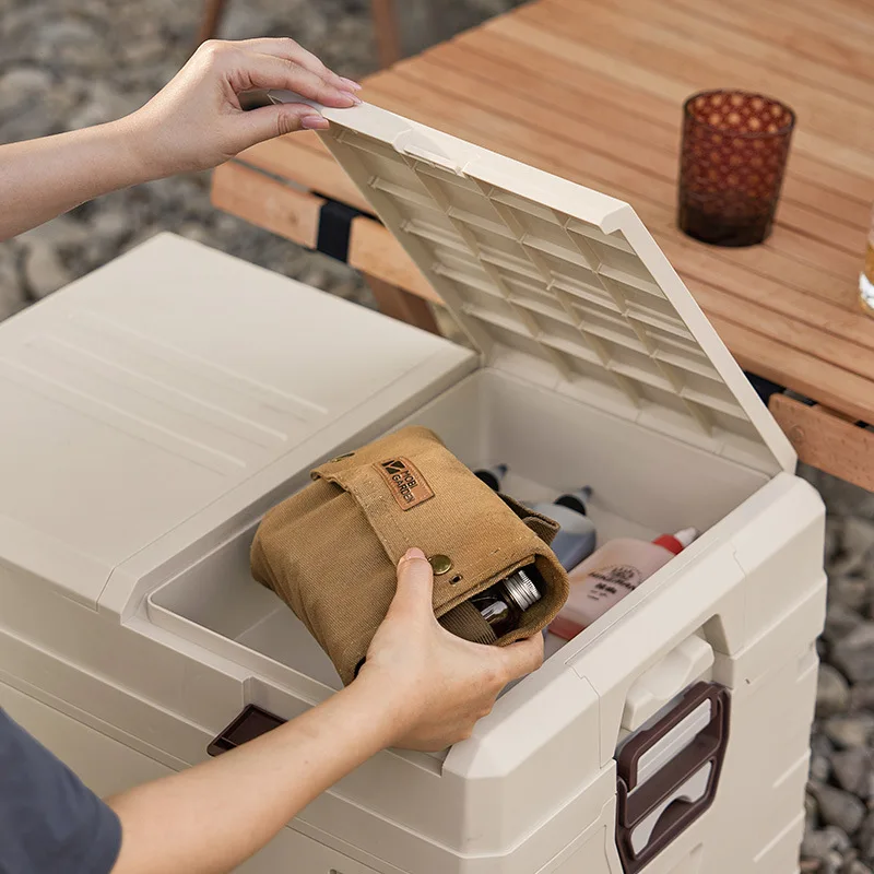 กล่องเก็บของในรถยนต์ กล่องเก็บ - Outdoor Camping Bin บทวิจารณ์และราคา