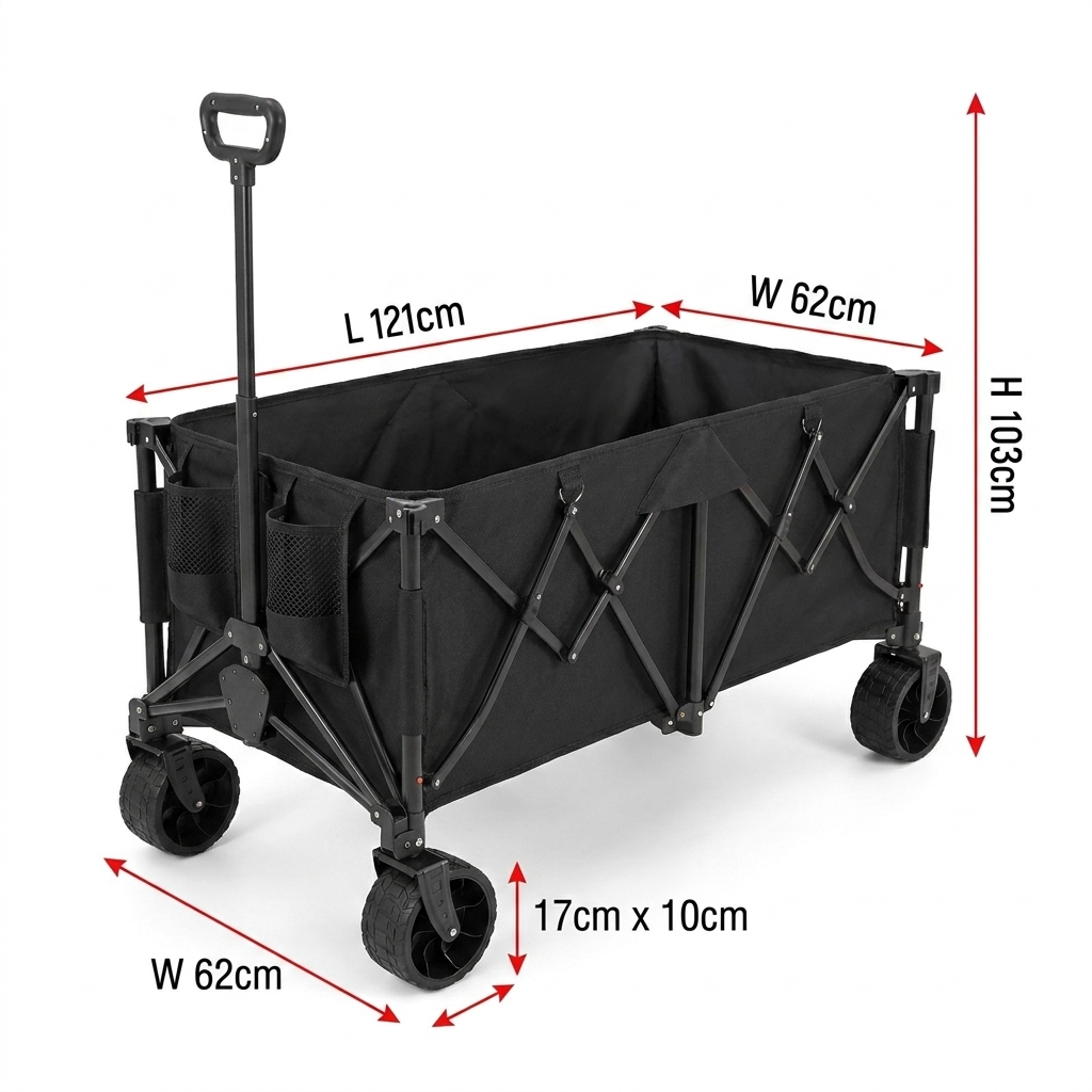 รถเข็นพับได้แบบพิเศษสำหรับงานห - Outdoor Camping Set บทวิจารณ์และราคา