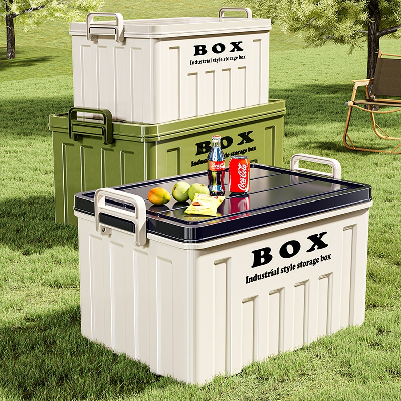กล่องเก็บของสำหรับตั้งแคมป์กลา - Outdoor Camping Bin บทวิจารณ์และราคา