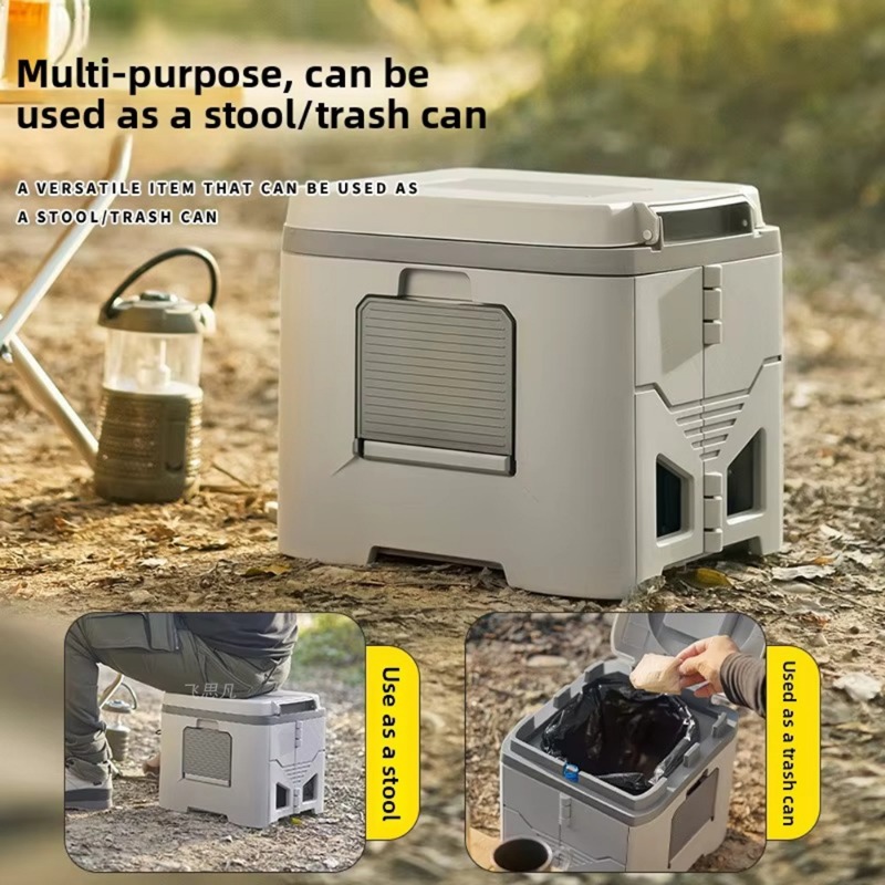 โถสุขภัณฑ์พับได้กันกลิ่นสำหรับ - Outdoor Camping Set บทวิจารณ์และราคา