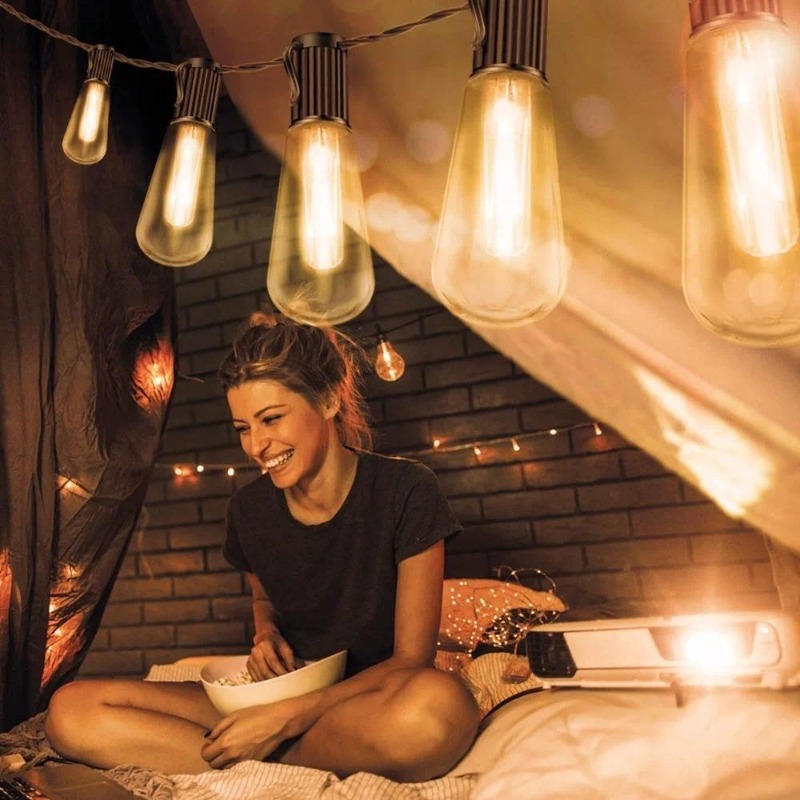 ไฟประดับสายรูปมะละกอ LED พลังง - Outdoor Camping Lights String บทวิจารณ์และราคา
