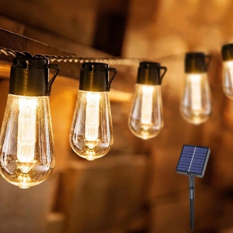ไฟประดับสายรูปมะละกอ LED พลังง - Outdoor Camping Lights String บทวิจารณ์และราคา